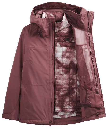 The North Face Eco Snow TriClimate (women's ski jacket pink)